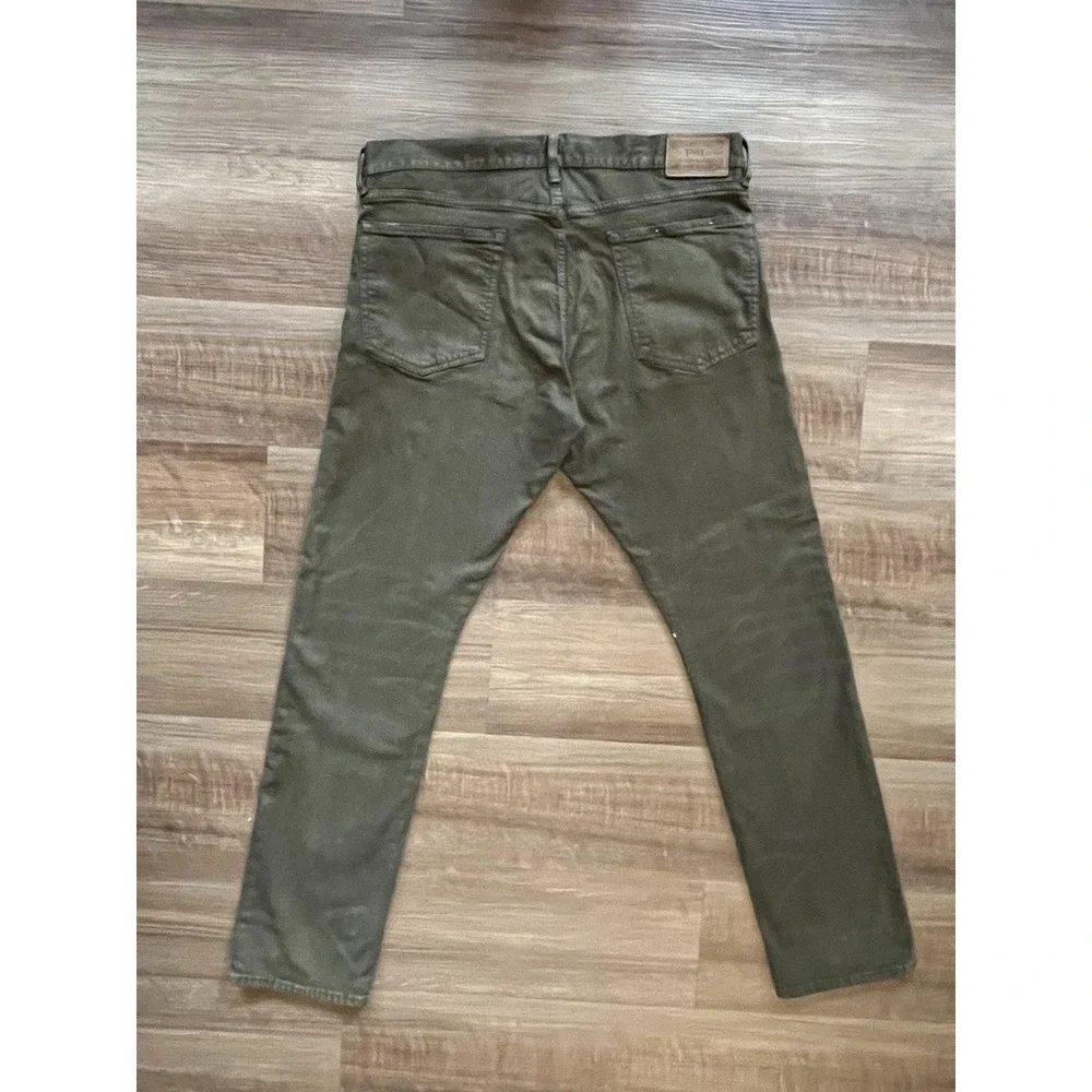 Polo Ralph Lauren Jeans Mens 32x31 Green Authentic Dungarees Slim Straight